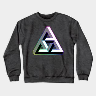 Even more impossible triangle with gradient edge color Crewneck Sweatshirt